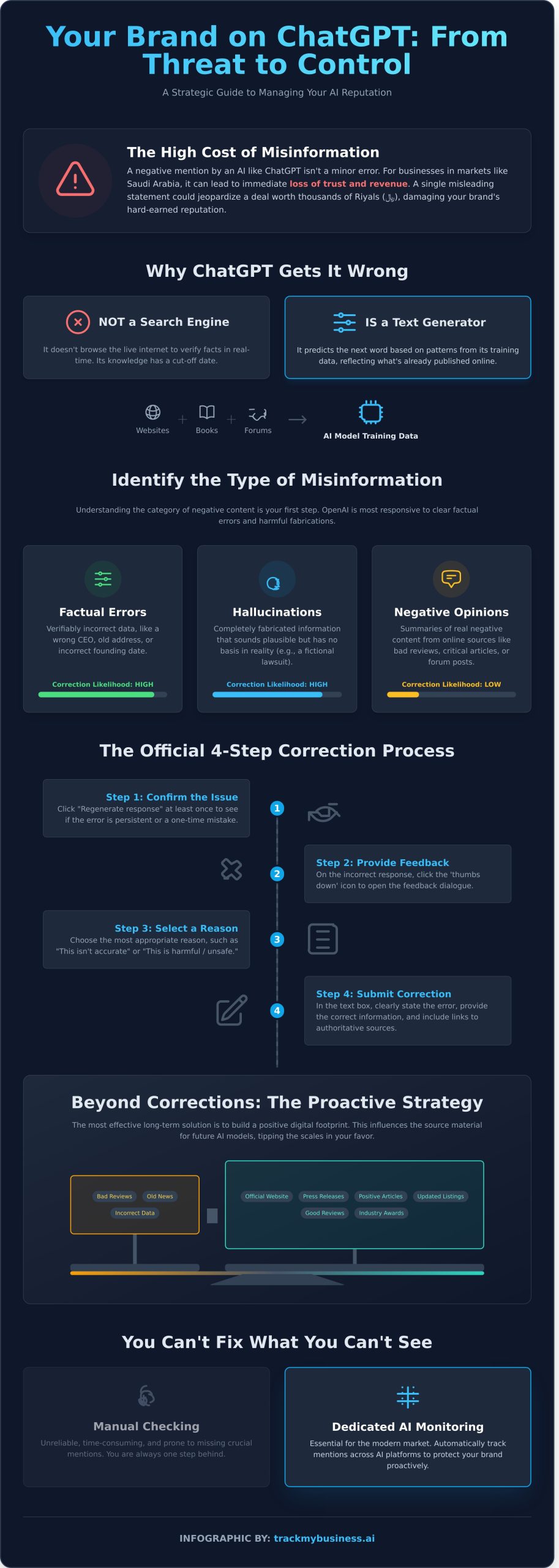 ChatGPT Negative Mention Removal: A Realistic Guide for 2026 - Infographic